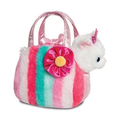 Abbildung von Aurora World Aurora, 61433, Fancy Pal Princess Katze mit bunten Streifen, Plüsch, Mehrfarbig, M