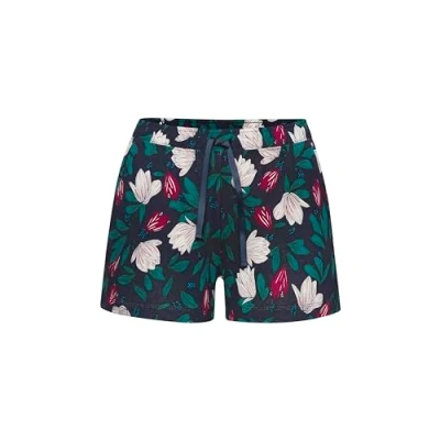 Abbildung von s.Oliver kurze Pyjamashorts mit Blumenmuster