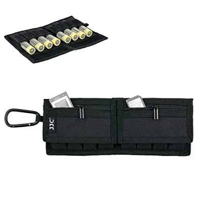 Abbildung von JJC Battery Pouch Bag Taschen für 8 Stück 18650 Batterie und Speicherkartenhalter SD SDHC SDXC Karten