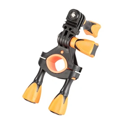 Abbildung von iSHOXS Bike Mount Action Cam Zubehör Fahrradhalterung Rohrhalterung Fahrrad Motorrad eBike für GoPro Hero 13 12 11 10 9 8 Insta360 DJI Akaso und Kompatible 18 28 mm