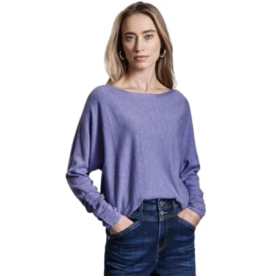 Abbildung von STREET ONE Damen A302974 Dolman Pullover, Lilac Dusk Mel., 42 EU