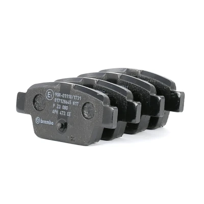 Abbildung von BREMBO P 23 080 Bremsbelagsatz exkl. Verschleißwarnkontakt mit Bremssattelschrauben ohne Zubehör FIAT: Stilo Multi Wagon, Schrägheck, BRAVO 2