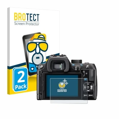 Abbildung von BROTECT Entspiegelungs Schutzfolie für Pentax KF (2 Stück) Matte Displayschutz Folie, Anti Reflex, Fingerprint