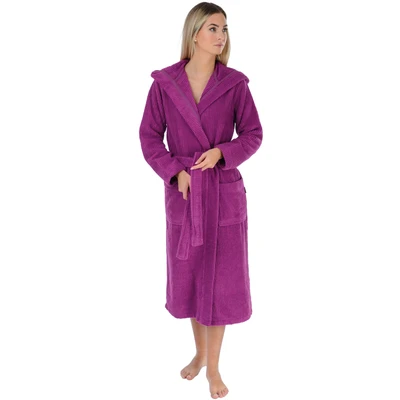Abbildung von Wewo fashion Damenbademantel &quot;4002&quot;, (1 St.), fluffig weich