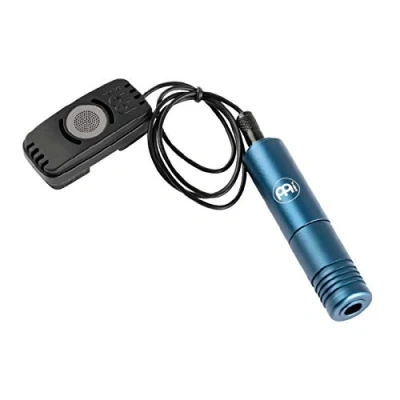 Abbildung von Meinl Percussion Microphone Kondensatormikrofon zum Aufnehmen von Percussioninstrumenten Recording Equipment mit Klinkenadapter 3,2mm auf 6,3mm Blau (MIC PERC)