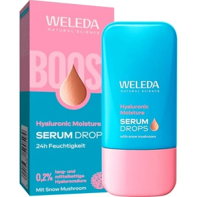 Abbildung von WELEDA Bio Hyaluronic Moisture Serum Drops Hydratisierende Pflege mit Hyaluronsäure für strahlenden, frischen Glow (1x 30ml)