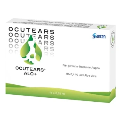 Abbildung von Ocutears Alo+ Augentropfen Einzeldosispipetten 15X0,35 ml