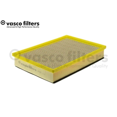 Abbildung von DAVID VASCO A715 Luftfilter 57 211 313 rechteckig Filtereinsatz mit Vorfilter, integriertem Gitter VOLKSWAGEN: Sharan I, Kastenwagen