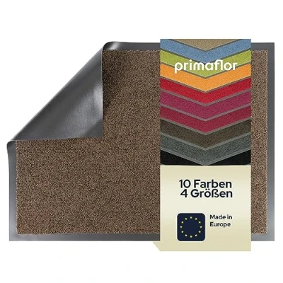 Abbildung von Primaflor Ideen in Textil Fußmatte &quot;DANCER&quot;, rechteckig, 6 mm Höhe, Schmutzfangmatte, Uni Farben, große Farbauswahl, waschbar