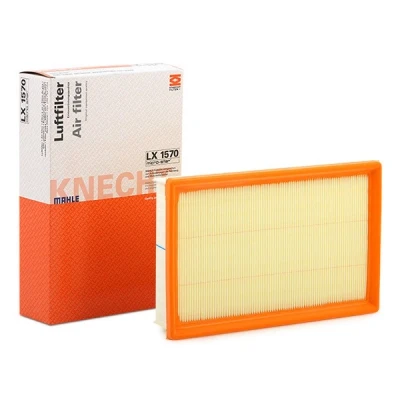 Abbildung von MAHLE ORIGINAL LX 1570 Luftfilter 52,3 172 263,6 Filtereinsatz FORD: Focus C Max, 2 Kombi, Mk2 Kasten / MAZDA: 3 Hatchback