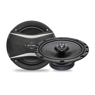 Abbildung von Caliber Auto Lautsprecher Set 120W 2er Ø 16,5CM Koaxial Inklusive Befestigungsmaterial Schwarz 6,5 Zoll