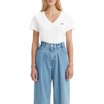 Abbildung von Levi&#039;s 2PACK Tshirt basic, Damen, Größe: XXS, Pack v neck white