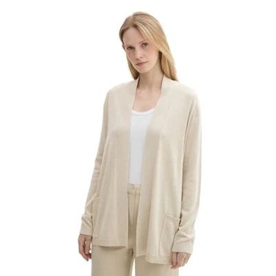Abbildung von TOM TAILOR Cardigan, offen und mit Seitentaschen