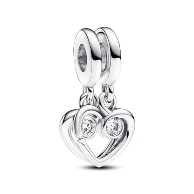 Abbildung von Pandora Forever Always Splittable Dangle Charm, Damen, Größe: One Size, Sterling silver