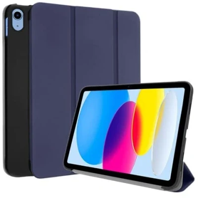 Abbildung von TECHGEAR Smart Case iPad 10 2022 10. Generation hülle (10.9 Zoll) Schlanke Trifold Schutzhülle Ständer [Automatische Ruhe/Aufwachfunktion] Navy