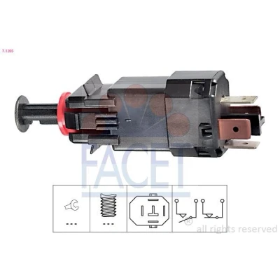 Abbildung von FACET 7.1205 Bremslichtschalter mechanisch Made in Italy OE Equivalent OPEL: Meriva A, Corsa C Schrägheck, Tigra Twintop