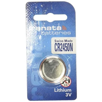 Abbildung von 1 Batterie CR2450N Renata Lithium 3V Skala