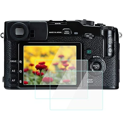 Abbildung von YRTIYO Displayschutzfolie kompatibel mit Fujifilm X Pro 1 / Mini EVO, 9H gehärtetes Glas, Anti Kratzen, Bläschen, Staub (3 Stück)