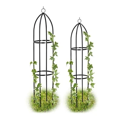 Abbildung von relaxdays Rankhilfe Rankturm 2er Set