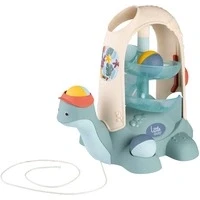 Abbildung von Smoby Little Schildkröte Nachziehspielzeug mit Kugelbahn, Babyspielzeug