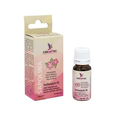 Abbildung von Artidee CREARTEC Natürliches Seifenduftöl Duftnote: Pfirsichblüte Seifenaroma zur Herstellung von individuell duftenden Seifen, Badekugeln, UVM. Vegan 10 ml Made in Germany