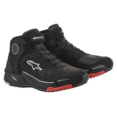 Abbildung von Alpinestars CR X Drystar Riding Schuh schwarz/camo rot 8,5 Herren