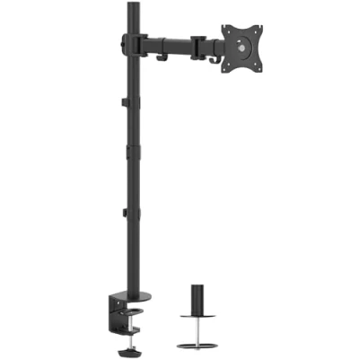 Abbildung von VIVO Single Monitor Schreibtischhalter extra hohe voll verstellbare Ständer für bis zu 27&quot; Bildschirm (Stand v001t)