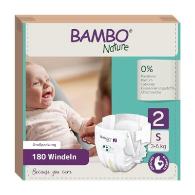 Abbildung von Bambo Nature Babywindel S Gr.2 3 6 kg 6X30 St