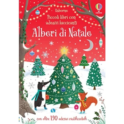 Abbildung von Alberi di Natale. Ediz. a colori (Piccoli libri con adesivi luccicanti)