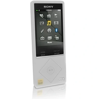 Abbildung von iGadgitz U3294 Schutzhülle Tasche Case Silikon Kompatibel mit Sony Walkman NWZ A15 Transparent