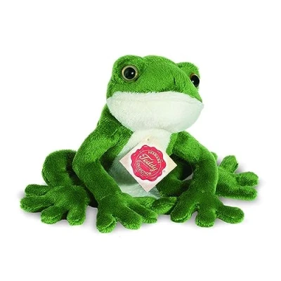 Abbildung von Teddy Hermann® Kuscheltier Frosch, 15 cm, zum Teil aus recyceltem Material