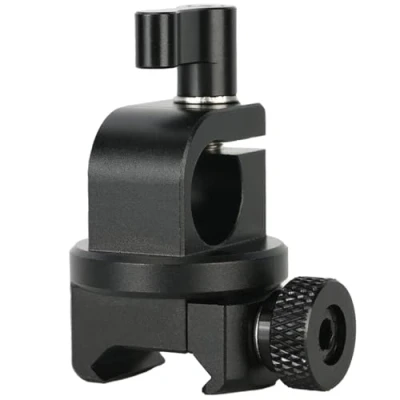 Abbildung von NICEYRIG 15 mm Stabklemme mit NATO Klemme,NATO Clamp to 15mm Rod Clamp, Stangenhalter zu Klemme für DSLR/Spiegellose Kamera Rig, Monitor Follow Focus