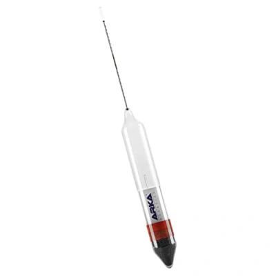 Abbildung von Arka Biotechnologie GmbH Aquarium Wassertest Aräometer inkl.Thermometer Salzgehaltes/Dichte und Temperaturmess