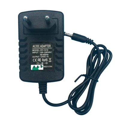Abbildung von 24W Ladegerät Kompatibel Mit Kleine Elektronische Geräte AC zu DC 12V 2A Netzteil,Stecker 5,5 mm x 2,5(2,1) mm, Plug EU