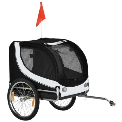 Abbildung von PawHut Fahrradhundeanhänger Fahrradanhänger für Hunde