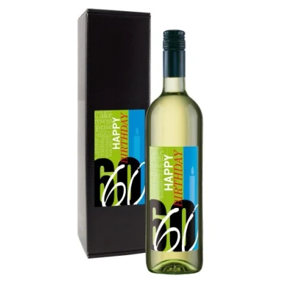 Abbildung von Bull &amp; Bear Wein Geschenk &quot;Happy Birthday 60&quot;, zum 60. Geburtstag, Rotwein 14%, trocken
