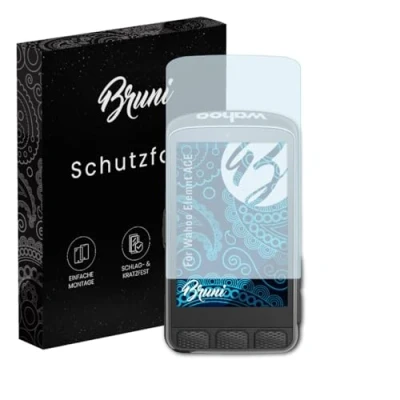 Abbildung von Bruni Schutzfolie kompatibel mit Wahoo Elemnt ACE Folie, glasklare Displayschutzfolie (2X)