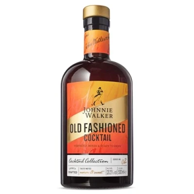 Abbildung von Johnnie Walker Whisky Old Fashioned Cocktail Drink, 20,5 % vol, 50 cl / 500ml Flasche