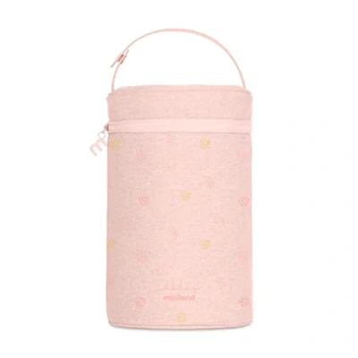 Abbildung von Miniland Thermibag Double Candy. Isoliertasche mit Hängeschlaufe für Transport und von großer Kapazität. Kollektion Dolce