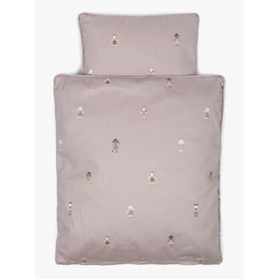 Abbildung von Smallstuff Puppenbett Bettwäsche, Rosa