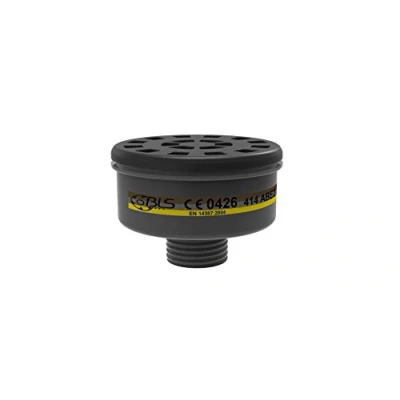 Abbildung von Gefahrstoff Gasfilter A2B2E2 (EN 14387) gegen Gase und Dämpfe von organischen Verbindungen, Siedepunkt &gt; 65 C, Anorganische Dämpfe, z. B. Chlor, Schwefelwasserstoff, Blausäure