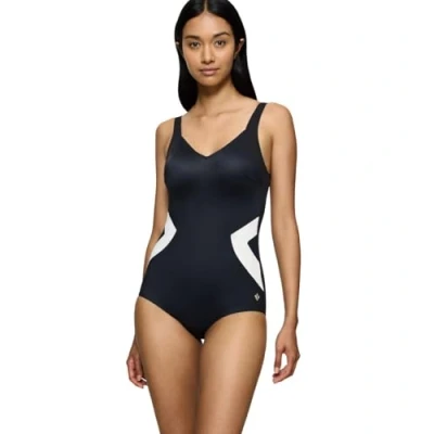 Abbildung von Triumph Damen Badeanzug Summer Allure White Dark Combination Größe 44 D