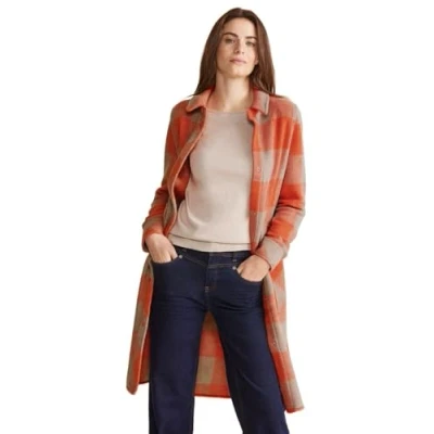 Abbildung von Street One Klassischer Mantel, Damen, Größe: 44, Orange