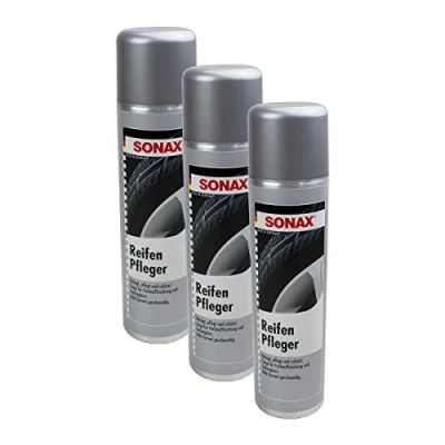 Abbildung von SONAX 3X 04353000 ReifenPfleger Reifen Reinigung Schaum Pflege 400ml