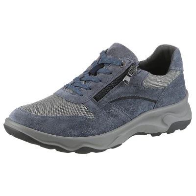 Abbildung von Waldläufer H MAX Sneaker, Schnürschuh, Halbschuh mit zusätzlichem Reißverschluss, Weite