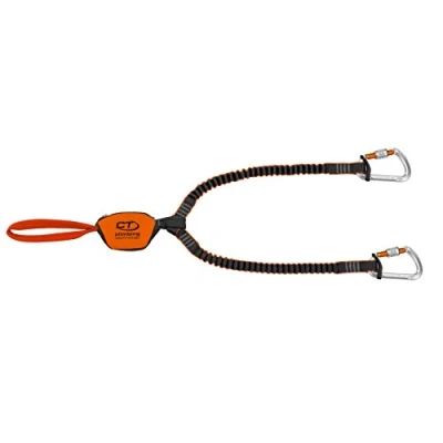Abbildung von Climbing Technology Classic k Slider, Set Ferrata Unisex Erwachsene, Orange/Grau, Einheitsgröße