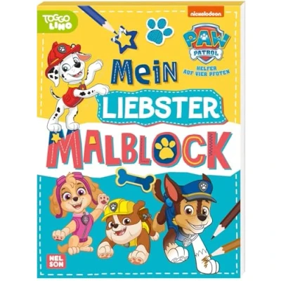 Abbildung von PAW Patrol Kindergartenheft: Mein liebster Malblock: Mehr als 60 großflächige Malvorlagen mit Rubble, Marshall und Co. für Kinder ab 3 Jahren