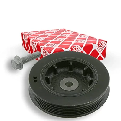 Abbildung von febi BILSTEIN 33701 Kurbelwellenriemenscheibe 6PK 136 5 mit Schraube Plus RENAULT: Scénic 1, CLIO 2, Kangoo I