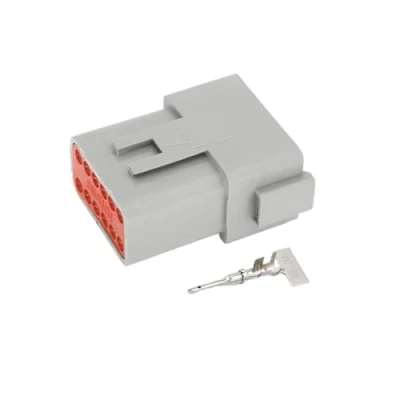 Abbildung von UHNYTRV DT06 12S Kfz Steckverbinder, 12 polig, wasserdichter Kabelbaum, DT Serie, männlich, weiblich, Pulg(DT04 12P)