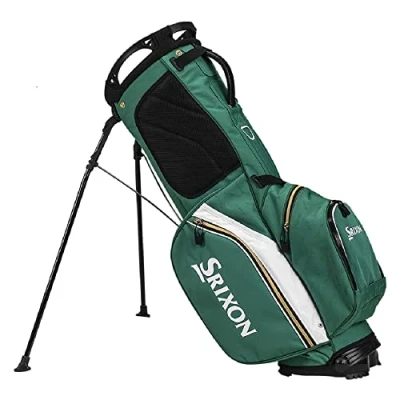 Abbildung von Srixon Augusta Major Edition Stand Golftasche 4 Schlägerteiler 5 Reißverschlusstaschen, darunter eine mit Velours gefütterte Wertsachentasche und isolierte Umhängetasche 2,5 kg, UNIQ Size